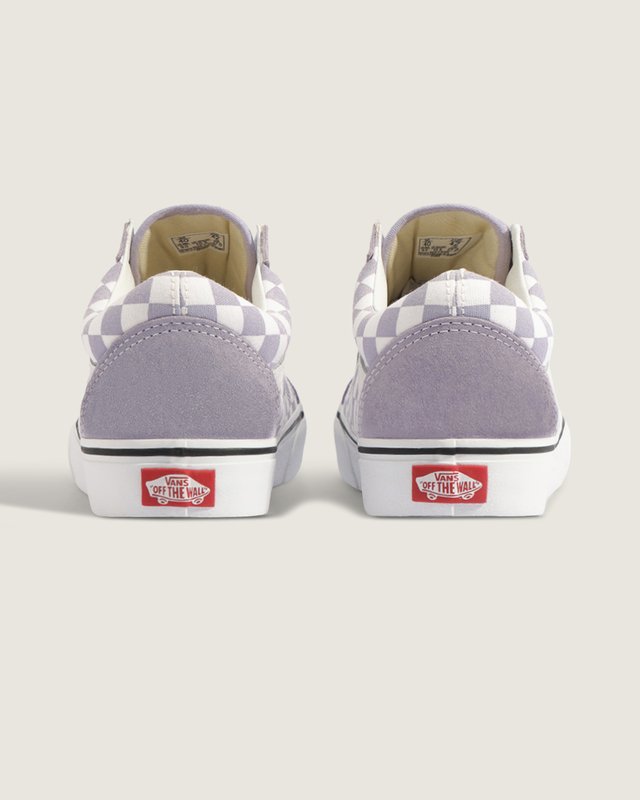 Tênis Old Skool Mesh Matte Checkerboard Purple True White