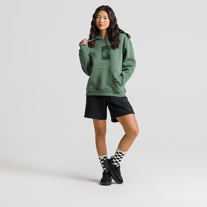 Moletom Pampas Loose PO Hoodie Dark Forest