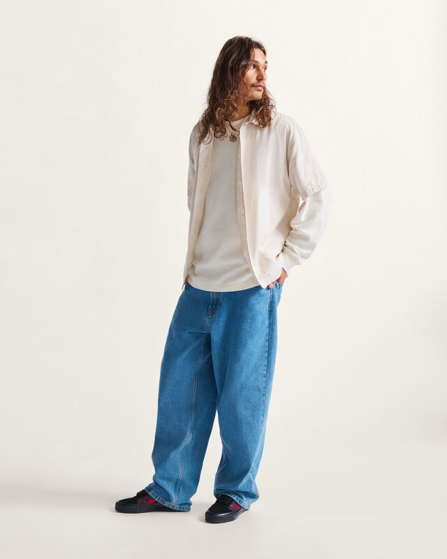 Camisa Kessler Checkerboard Ss Woven Lx White Marshmallow