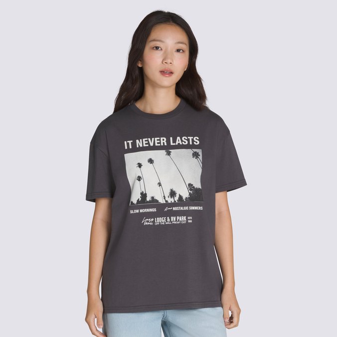 Camiseta Neverlasting Oversized Ss Asphalt