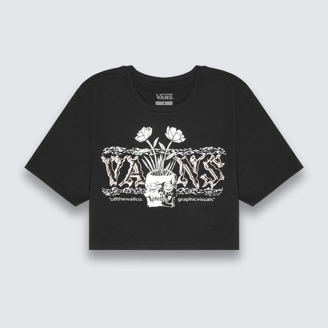 Camiseta Growing Ideas Crew Crop Ii Seasonal Hero: Authentic Black