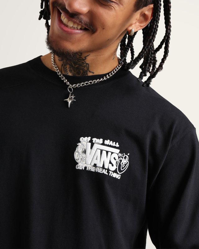 Camiseta Manga Longa Throwback Mixer Black