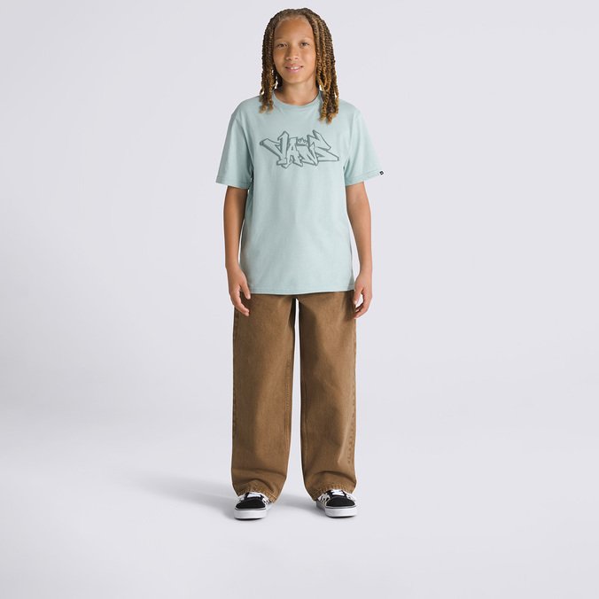 Camiseta Crowns SS Gray Mist Infantil