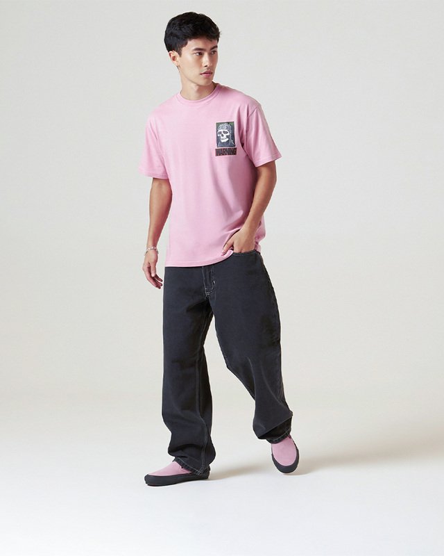 Camiseta Ss Warning Signs 4 Life Pink Dawn