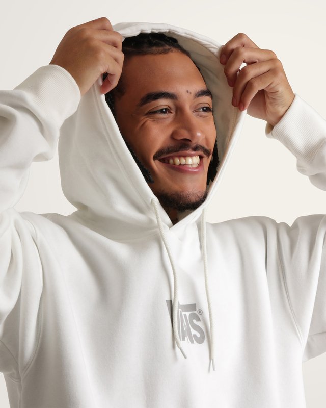 Moletom Stretch Logo Pullover Marshmallow