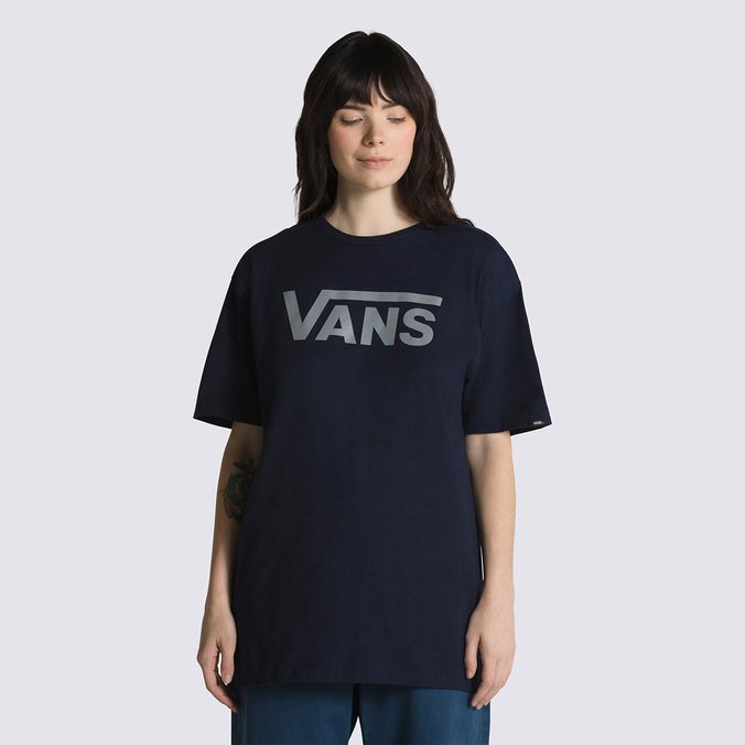 Camiseta Vans Classic Ss Navy White