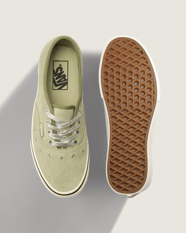 Tênis Authentic Stackform Suede Neutral Olive