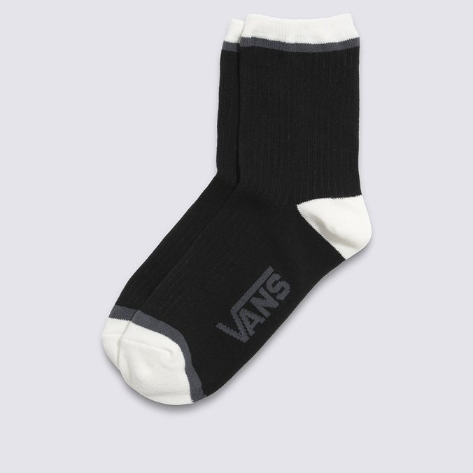 Meia Half Crew Black 36/9