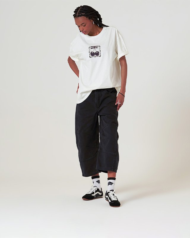 Camiseta Cherryride Outsized Ss Marshmallow Cherry