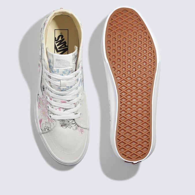 Tênis Sk8-Hi Tapered Whimsy Floral True White