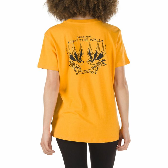camiseta vans amarela
