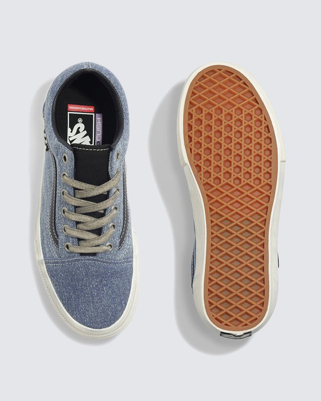 Tênis Old Skool Skate Denim Blue Black