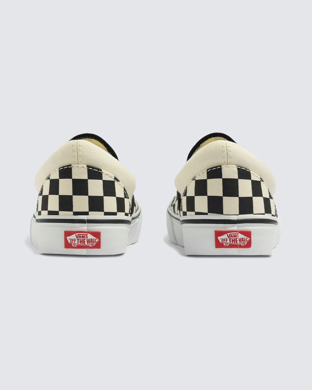 Tênis Slip-On Checkerboard Black White