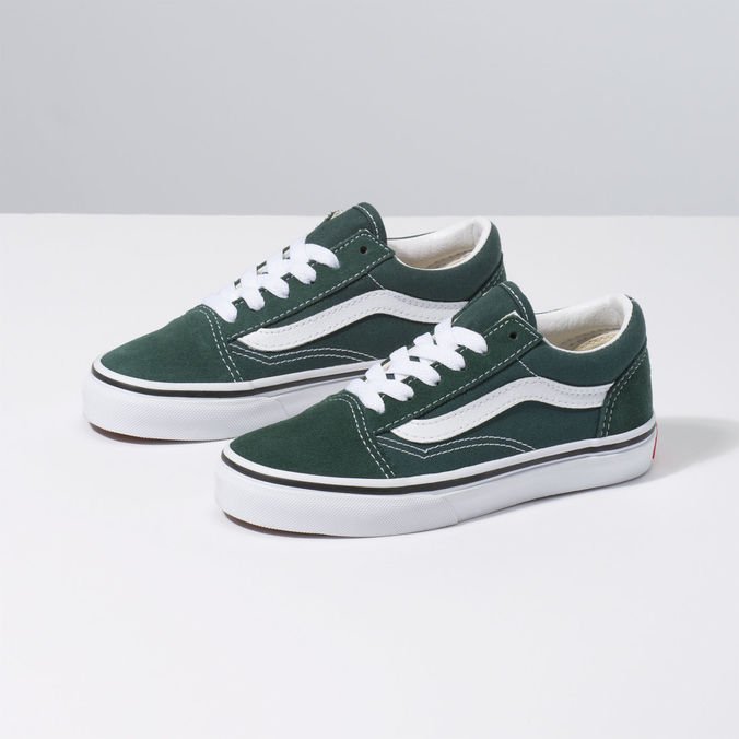 Tênis Old Skool Infantil Trekking Green True White