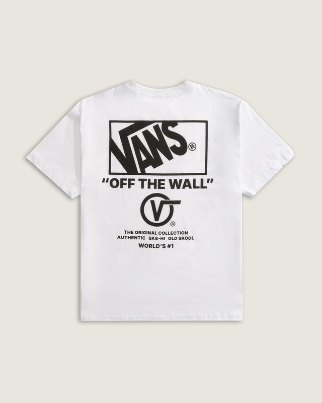 Camiseta Manga Curta Stacked Hi White