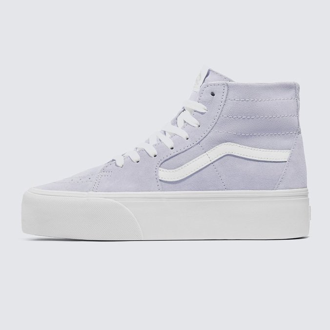 Tênis Sk8-Hi Tapered Stackform Butter Leather Essential Halogen Blue