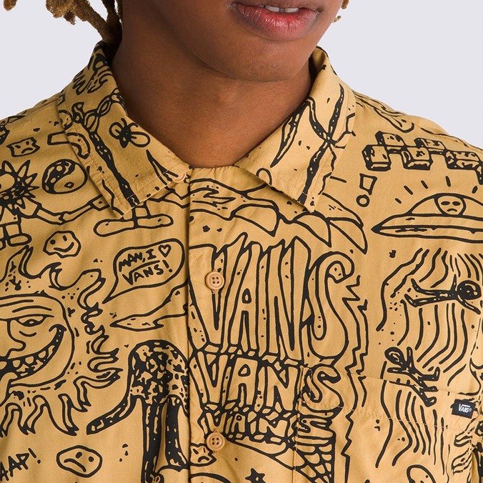 Camisa Elden Woven Seasonal Hero: Knu Skool Pig Suede Gum Antelope