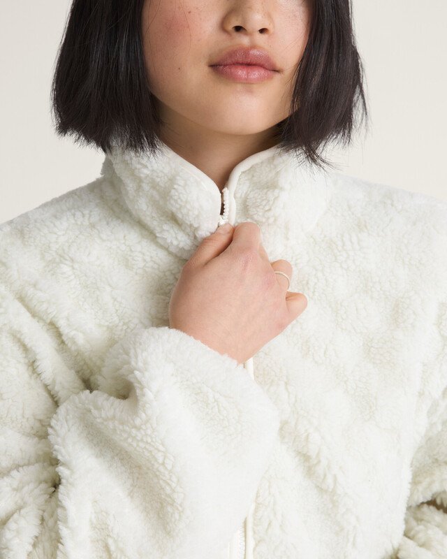 Jaqueta Queens High Pile Marshmallow