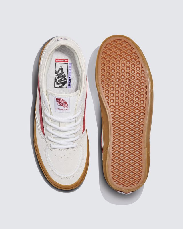 Tênis Rowley Skate Gum Sole Red White/Gum