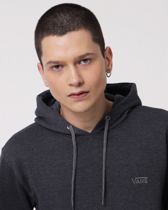 Moletom Core Basic Po Fleece Black Heather