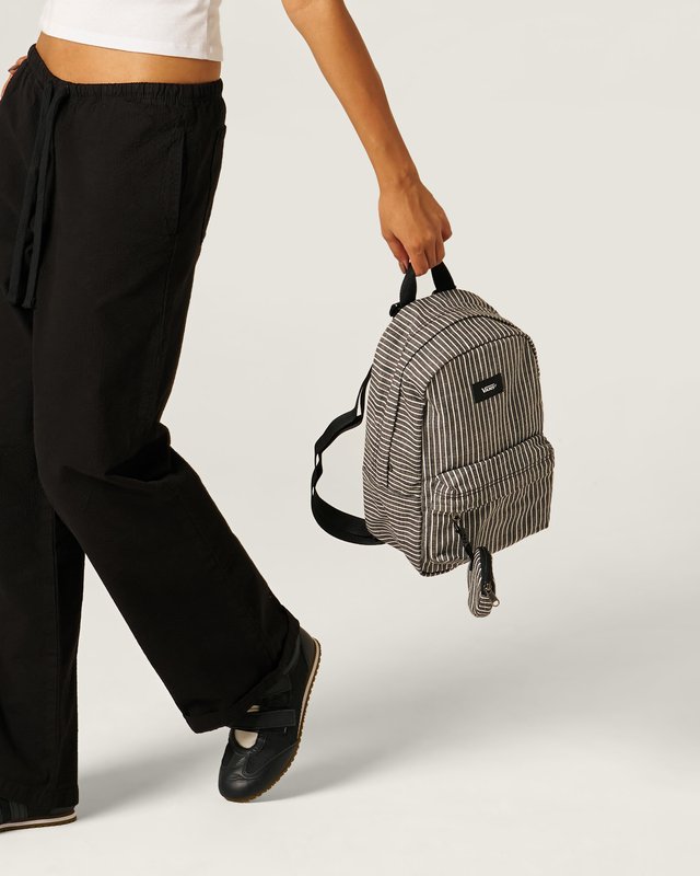 Mochila Mini Old Skool White Black Checkerboard