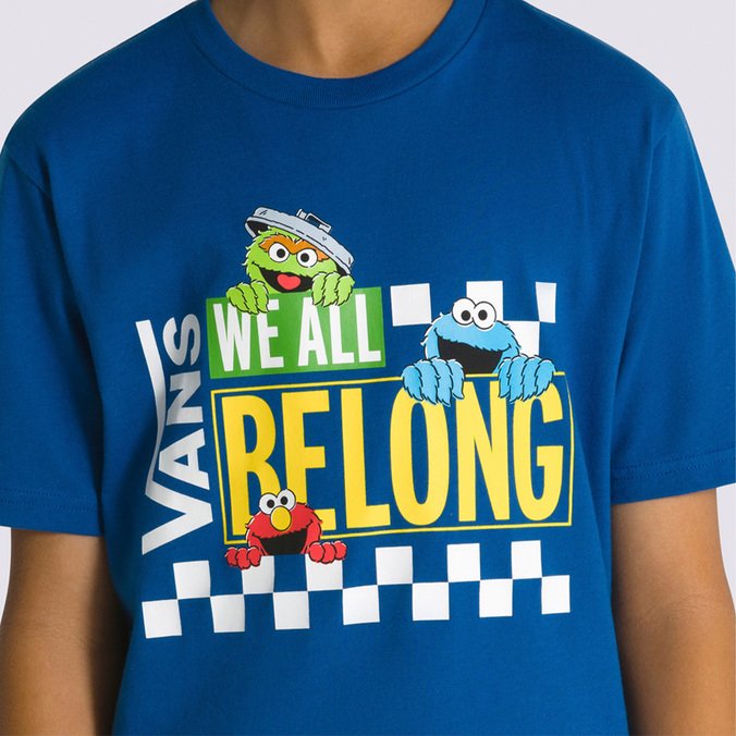 Camiseta Ss Infantil Vila Sésamo True Blue