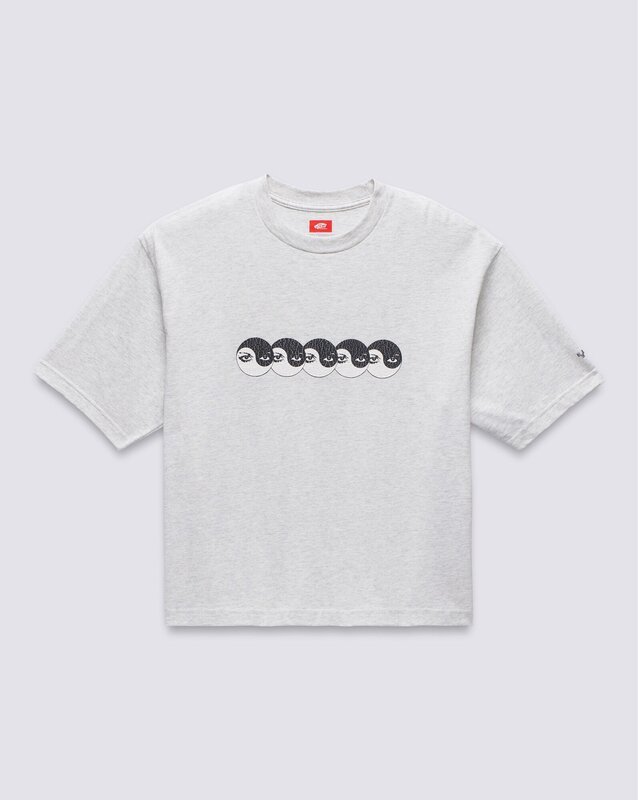 Camiseta Skate Ying Yang Tee SS Curren Caples Ash Heather