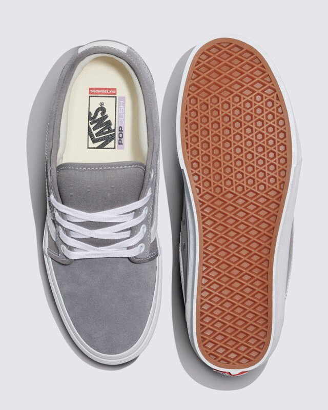 Tênis Skate Chukka Low Sidestripe Light Grey