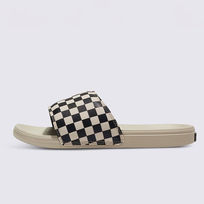 Chinelo Slide-On La Costa Radial Checkerboard Rainy Day