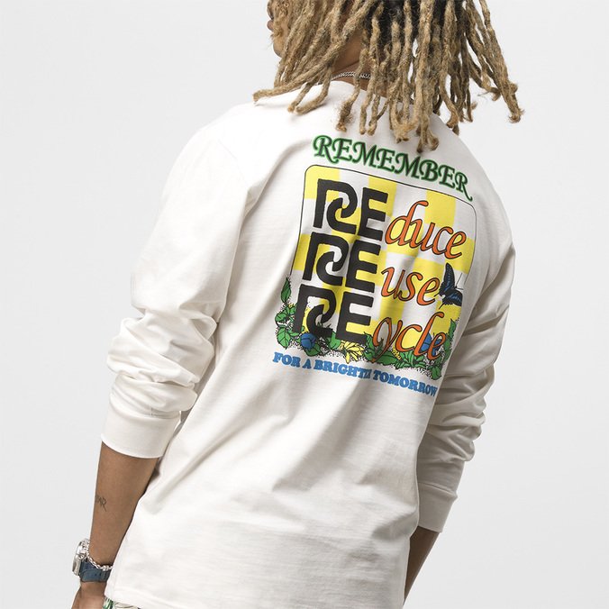CAMISETA LS VANS X ECO POSITIVITY NATURAL