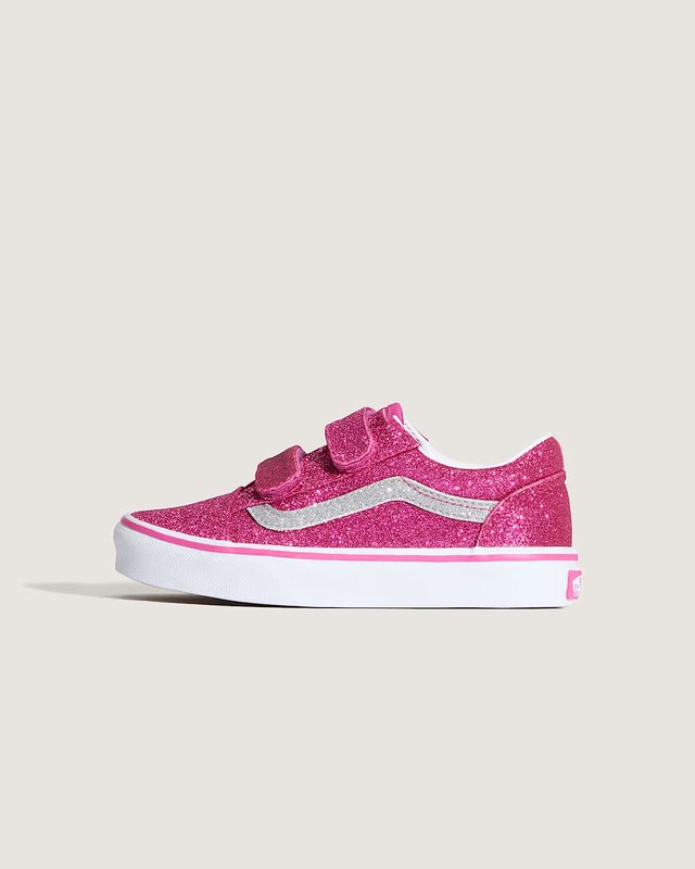 Tênis Old Skool Kids Glitter Rasp Raspberry Rose Infantil