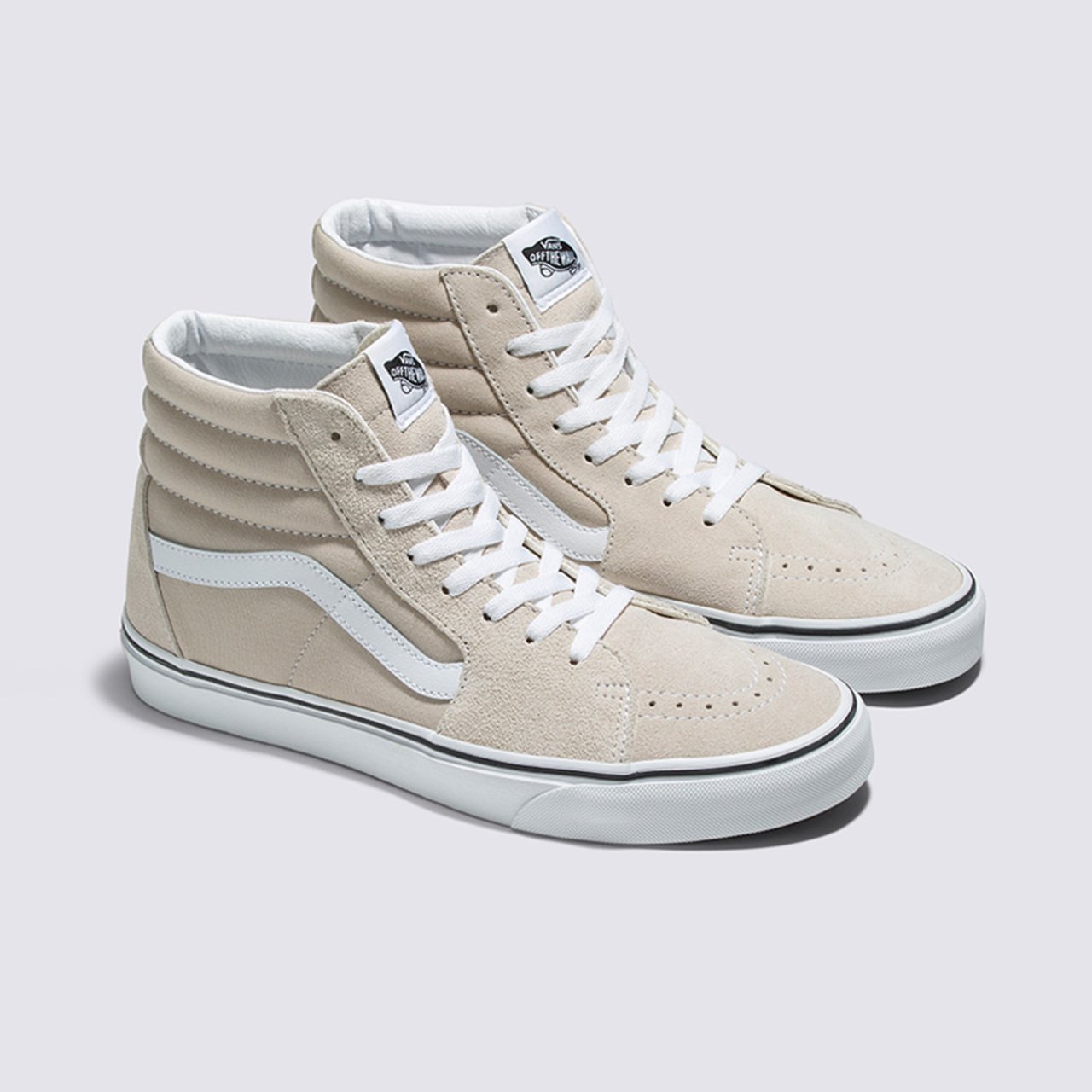 Vans cano alto bege discount