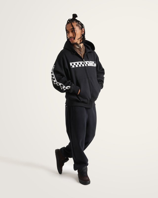 Moletom Racing Team Usa Full Zip Black