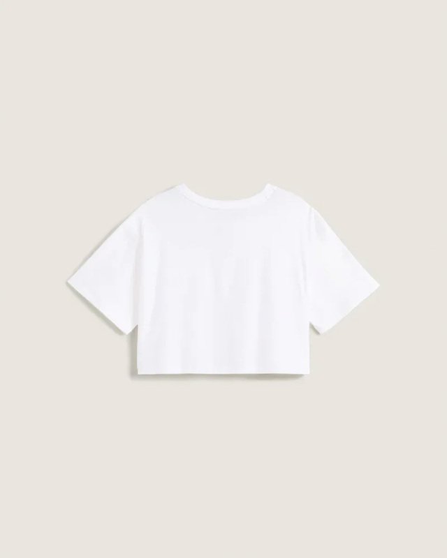 Camiseta Manga Curta Baby Tee Classic Script White