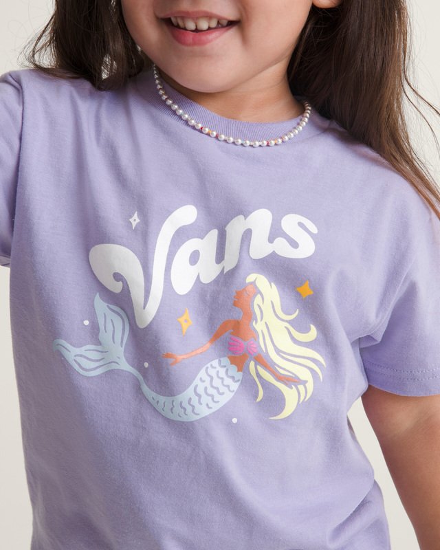 Camiseta Manga Curta Mermaid Soft Orchid Infantil