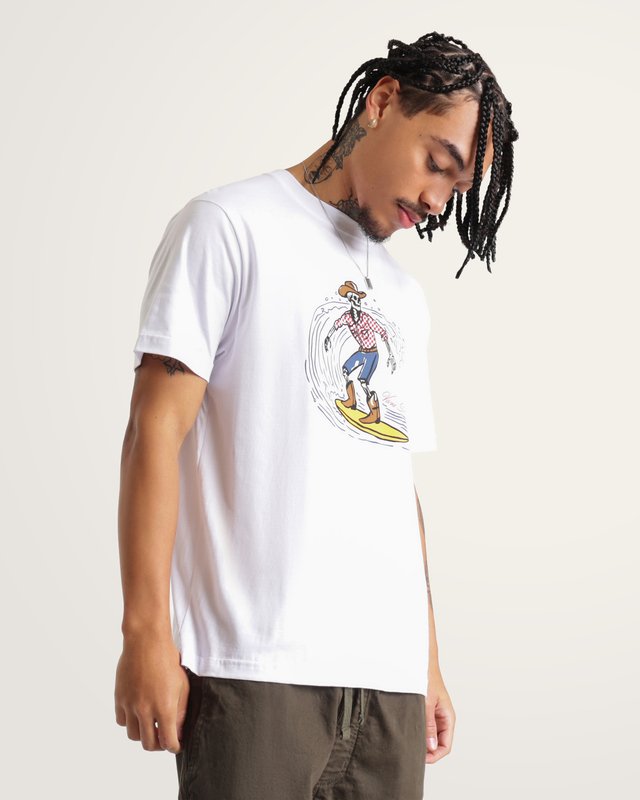 Camiseta Manga Curta Full Refund White