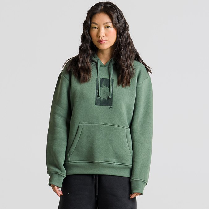 Moletom Pampas Loose PO Hoodie Dark Forest