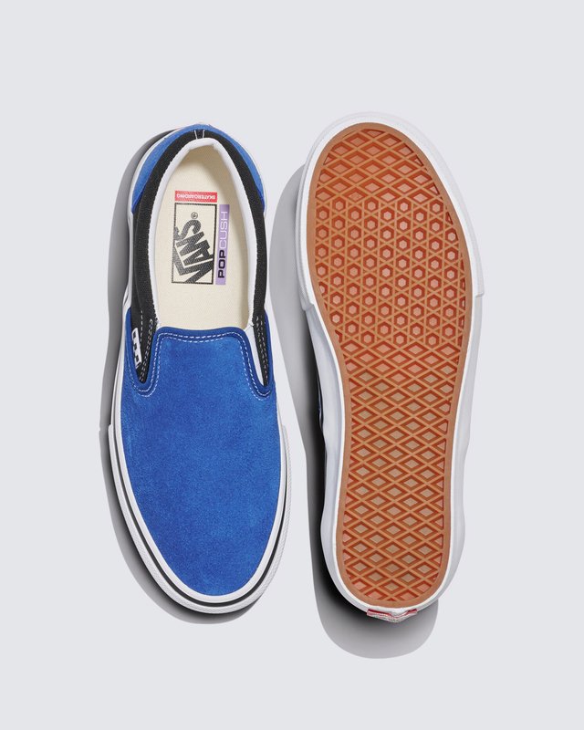 Tênis Slip-On Skate Sport Blue Black