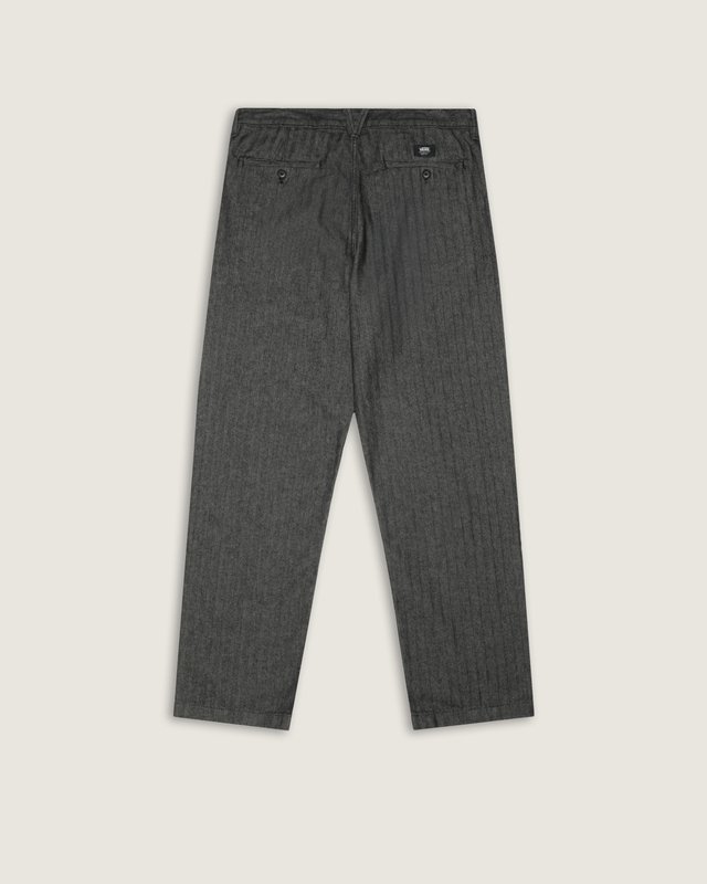 Calça Authentic Chino Loose Herringbone Black Rinse