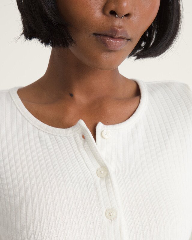 Cardigan Button Up Elevation Marshmallow