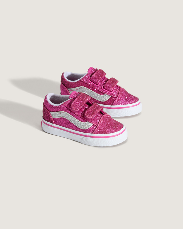 Tênis Old Skool Kids Glitter Rasp Raspberry Rose Infantil