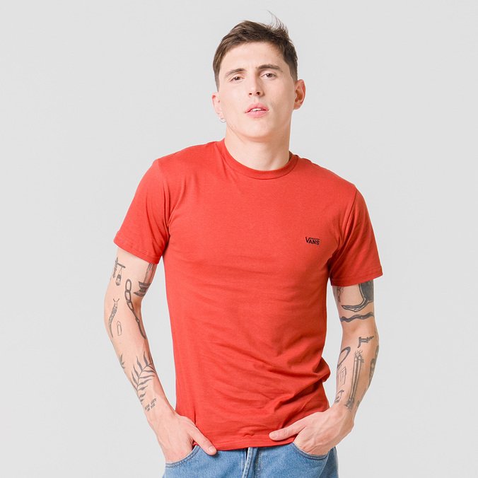 Camiseta Core Basics Tee SS Red Ochre