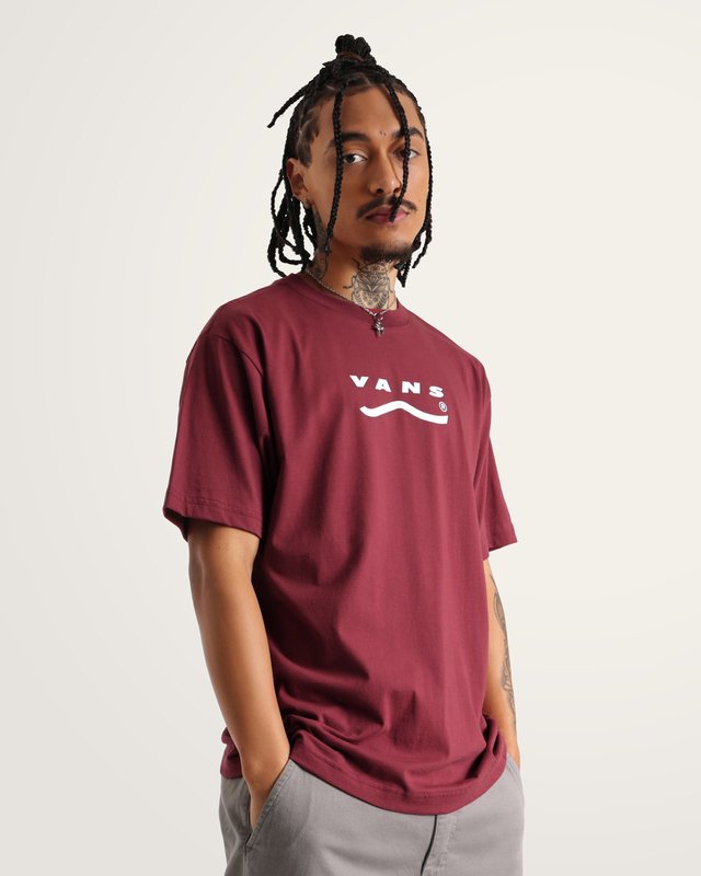 Camiseta Manga Curta Determined Bordeaux