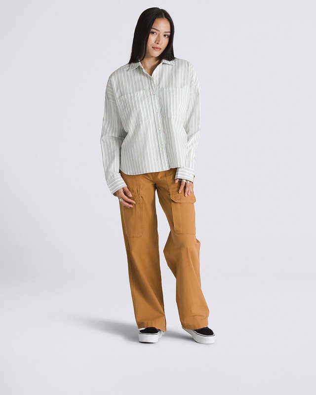 Camisa Antica Boxy LS Gray Mist