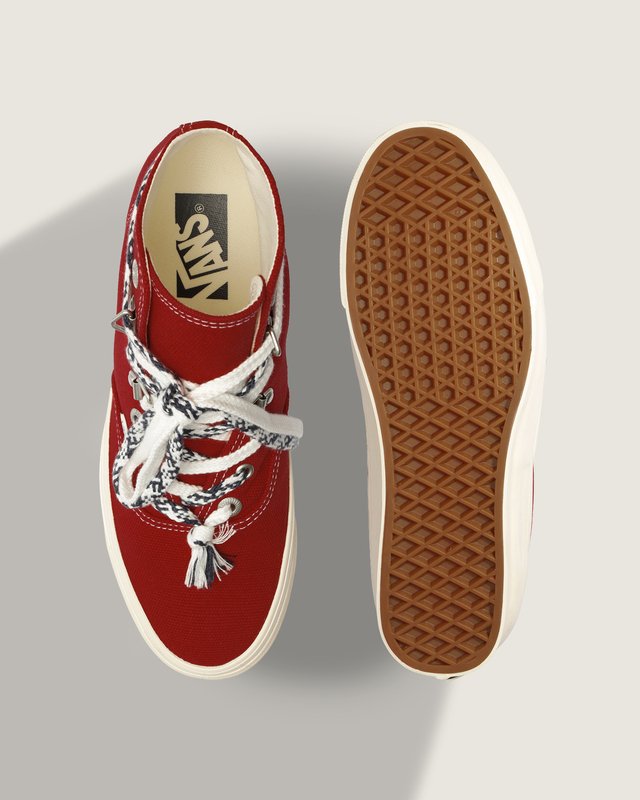 Tênis Authentic Hi Lx Scrapped Red