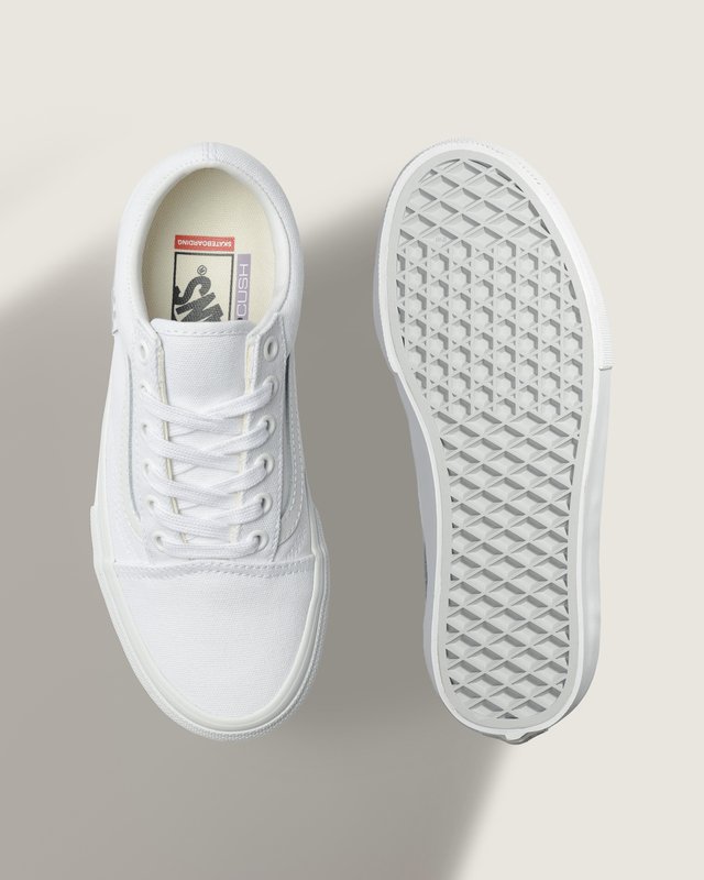 Tênis Skate Old Skool Mono True White