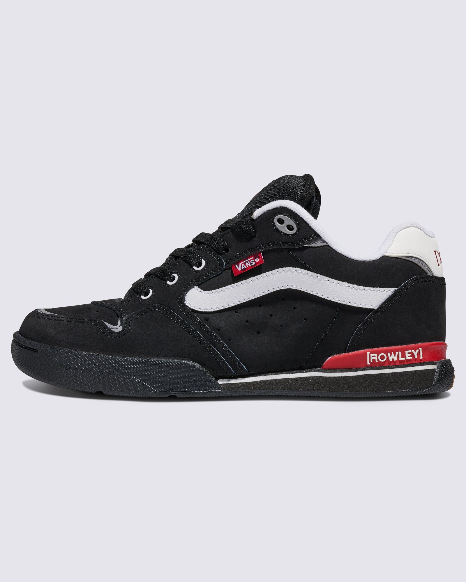 ROLLIE 19½ Street Tênis Skate Rowley Xlt Black White Red | Vans
