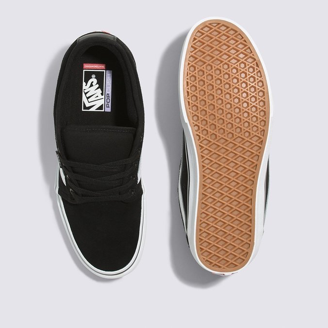 Tênis Skate Chukka Low Sidestripe Black White