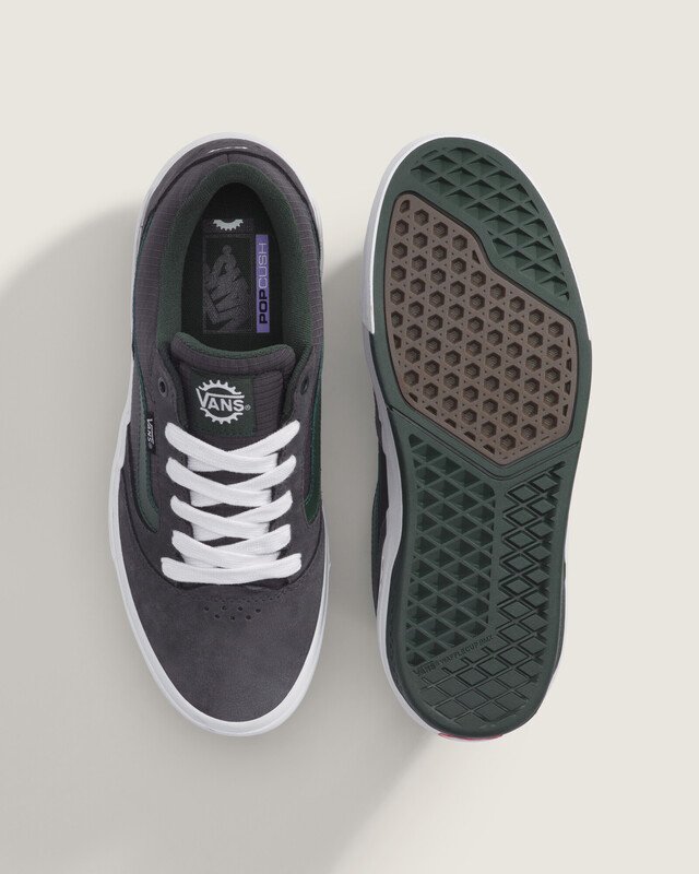 Tênis Bmx Proof Wafflecup Suede Canvas Sageleaf Green White