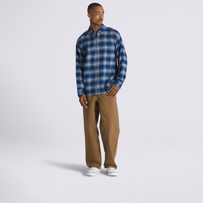 Calça Check-5 Baggy Denim Pant Upland Sepia